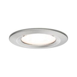 Paulmann 93633 Nova recessed luminaire Round max. 35 watt recessed Spotlight Brushed Iron spot Aluminium zinc recessed lamp GU10