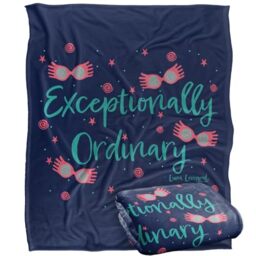 "LOGOVISION Kids Harry Potter Floating Luna Lovegood Glasses Silky Touch Super Soft Throw Blanket 50""x60"""