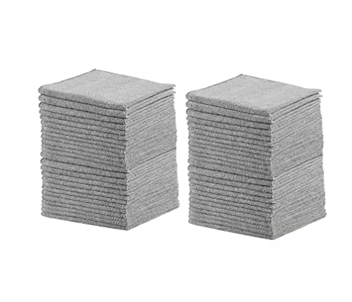 "Rubbermaid 50 Pack 12""x12"" Microfiber Cloth Towels, for Cleaning/Wiping/Polishing"