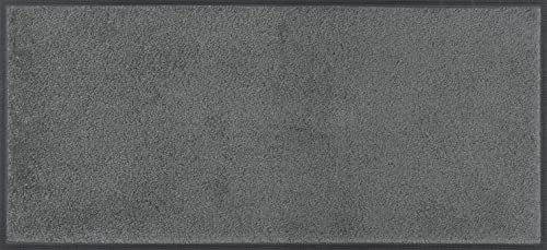 Kleen-Tex wash+dry doormat, smokey mount 35x75cm, inside and outside, washable, grey