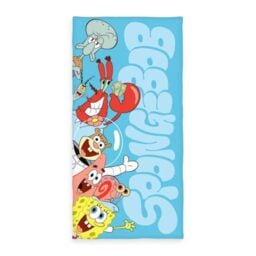 Herding SpongeBob Squarepants Bath Towel, Approx. 75 x 150 cm, 100% cotton