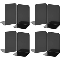 Book Ends, Bookends, Book Ends for Shelves, Bookends for Shelves, Bookend, Book Ends for Heavy Books, 4Pairs