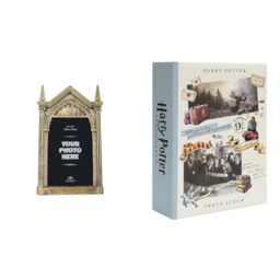 Grupo Erik Harry Potter The Mirror Of Erised 3D Photo Frame - 4 x 6 in - 10 x 15 cm & Harry Potter Album - 6x4 - 10x15 cm - Family Photo Album 100 Pockets