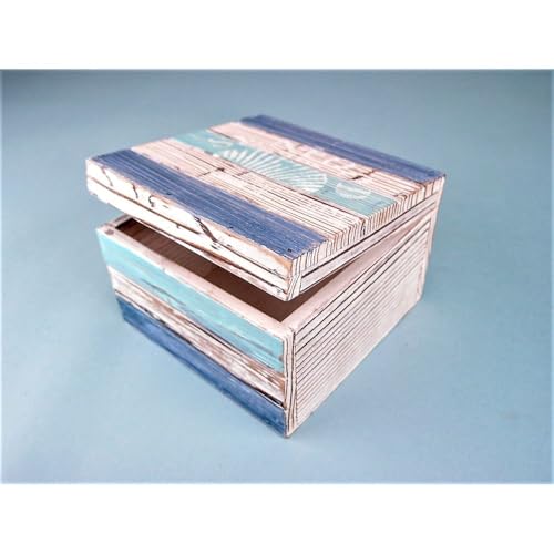Nauticalia Quay and Sea Scallop Box, 15x15cm