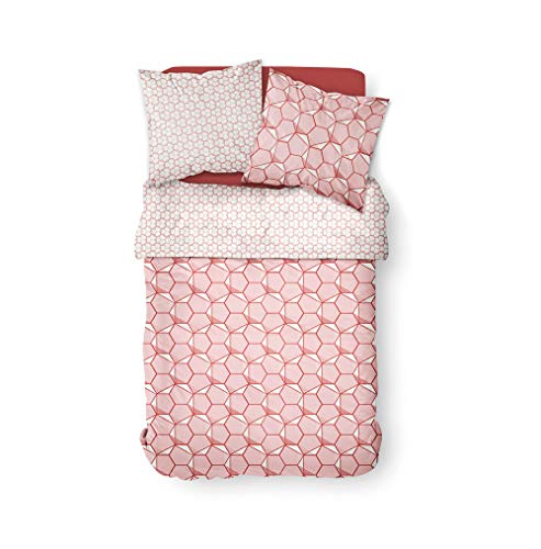 TODAY Susnhine 3.5 Bed Linen Set, Pink, 260 x 240 cm