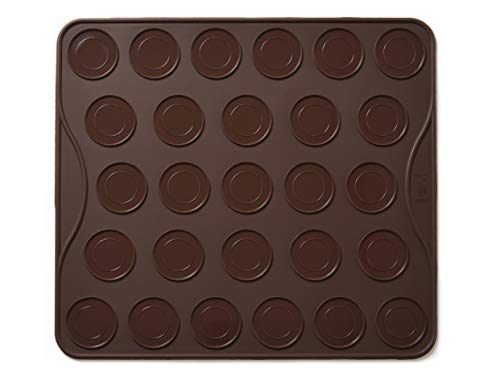 World Of Moulds - Macaroons Non Stick Baking Mat Silicone Mould 27 Cavity x 5