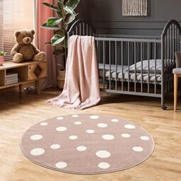Jimri Children's Rug Dots, Polka Dots, Oeko-Tex Seal, Colour