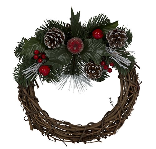 Christmas Wreath Christmas Gifts 08224-25.5 cm-Wooden