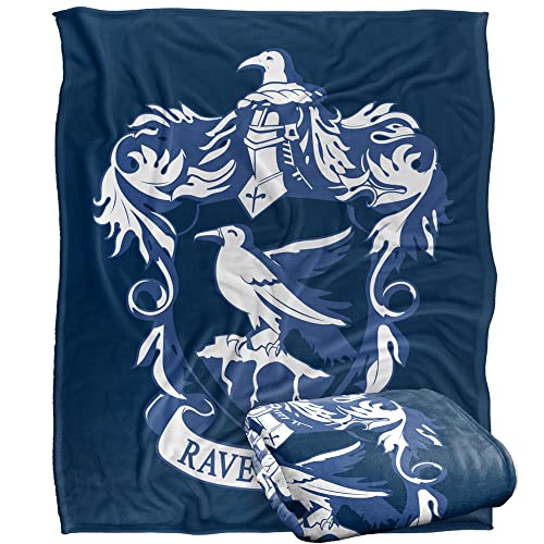 HARRY POTTER Ravenclaw Crest 3 Officially Licensed Silky Touch Super Soft Throw Blanket 152 x 127 cm