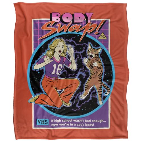 Steven Rhodes Body Swap Silky Touch Super Soft Throw Blanket 152 X 127 Cm