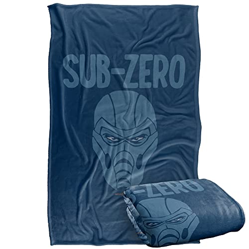 LOGOVISION Mortal Kombat 9 Mortal Kobat Sub-Zero Silky Touch Super Soft Throw Blanket 91 x 147 Cm