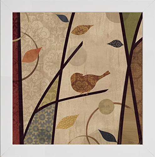 Frame Company Watson Range Pieces of Nature I Spice by Veronique Charron, Photo Frame - 5 x 5 Inches, White
