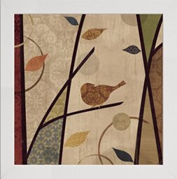Frame Company Watson Range Pieces of Nature I Spice by Veronique Charron, Photo Frame - 5 x 5 Inches, White