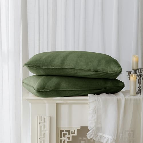 Pillowcase-Mossy green-20 * 30