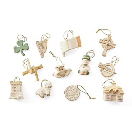 Lenox Set of 12 Ornaments for Ornament Tree (Tree Not Included) St. Patrick's Day