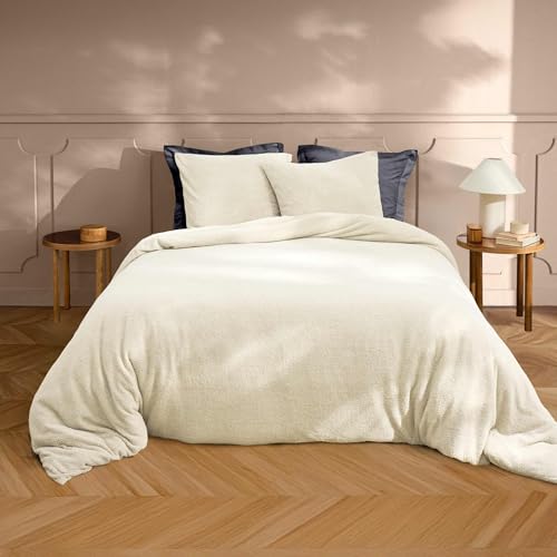 Douceur d'Intérieur, Helena Natural 3-Piece Bedding Set (240 x 220 cm) Plain