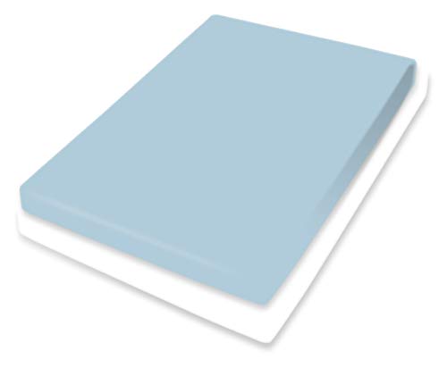 Bassetti Fitted Sheet, Ice Blue, 180 x 200 cm, 200 x 220 cm