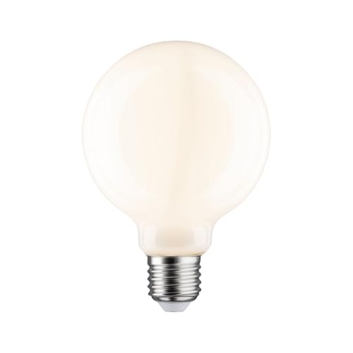Paulmann 28625 LED Filament lamp G95 9 watts Classic lamp dimmable Opal 2700 K Warm White E27