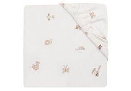 Jollein Jersey Fitted Sheet - For Junior Bed - Milky Coffee/Ivory - 2-Pack - 70/75x140/150cm