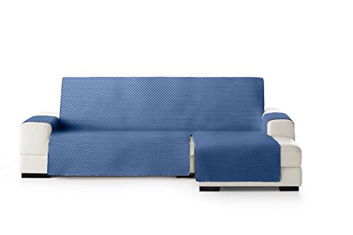 Eysa Cover, Polyester, C/3 Blue-Grey, Chaise longue 290 cm. Suitable for sofas from 300 to 350 cm, F347203D