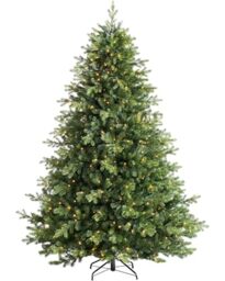 WeRChristmas Prelit Balsam Fir Christmas Tree with 500 Chasing Warm LED Lights, Multi-Colour, 6 feet/1.8m