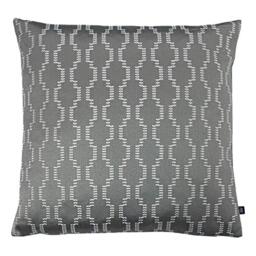 Ashley Wilde Nash Polyester Filled Cushion, Fog/Dark Grey, 50 x 50cm