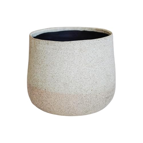 Ivyline Plant Pot Planter, Ceramic, Cream, Medium