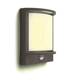 Philips MyGarden Samondra LED Wall Light with Motion Sensor for Outdoor Lighting, Built-in, 12 Watts, Anthracite, 405 x 315 x 256 mm