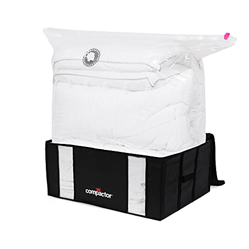 Compactor Cosmos 3D Semi-Rigid Vacuum Box XXL 65x45x27 cm, Black