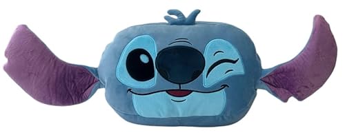 HÔMADICT - Cocooning Stitch Cushion - Integrated Pockets - Officially Licensed Disney