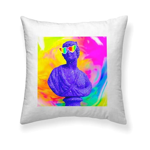 BELUM - Cushion Cover Size: 50 x 50 cm Fabric: 100% Organic Cotton Model: Pride 14 - Cushion Cover LGTBIQ+