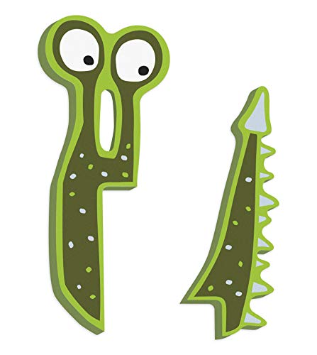 Small Foot 12084 ABC Monster Clooney Wooden Letters Decoration Door Sign