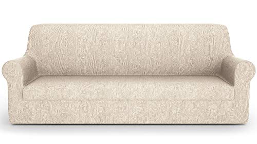 PETTI Artigiani Italiani-Elastic Sofa Cover, Elegant Sofa Slipcover, 100% Made in Italy