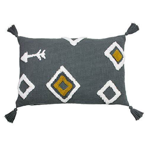 furn. Inka Cushion Cover, Cotton, Charcoal