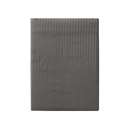 ESSIX Flat Sheet, Cotton Satin, Zinc, 240x300 cm