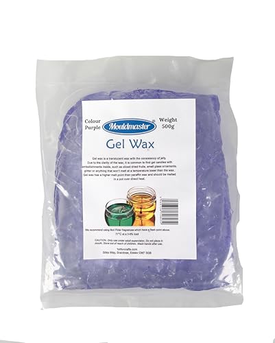 Mould Master Mouldmaster 500 g Candle Making Gel Wax, Purple, 500g