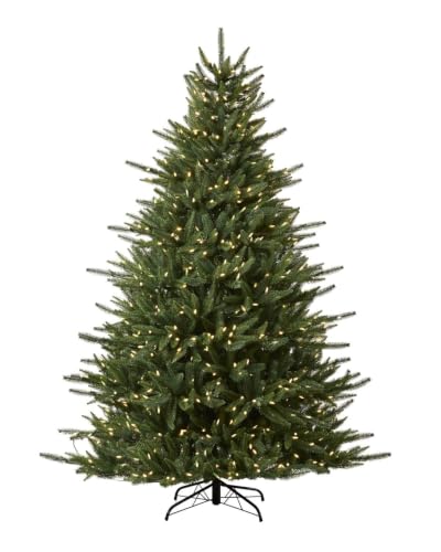 Pre-Lit Hawthorn Spruce Christmas Tree, 6 ft - 6ft tree with 1,275 tips and 600 warm white LEDs