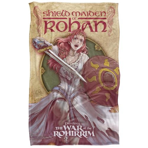 LOGOVISION Lord Of The Rings War Of The Rohirrim Hera Silky Touch Super Soft Throw Blanket 91 x 147 Cm