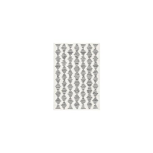 Safavieh Boho Rug for Living Room, Dining Room, Bedroom - Tulum Collection, Short Pile, in Ivory and Grey, 61 X 152 cm