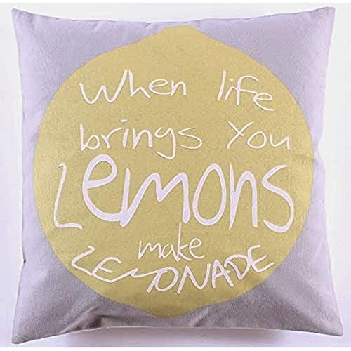 Decorative Square Cushion cover 50 x 50 cm for Home made from Cotton for Living Room Sofa Bedroom cc296