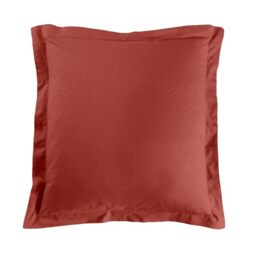 Douceur d'Intérieur, Pillowcase (63 x 63 cm) Lina Terracotta, 100% Cotton