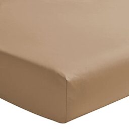 Royal Line Plain Cotton Percale Fitted Sheet 90 x 200 cm Made in France