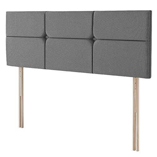 Silentnight Castello Headboard, Slate Grey, King Size