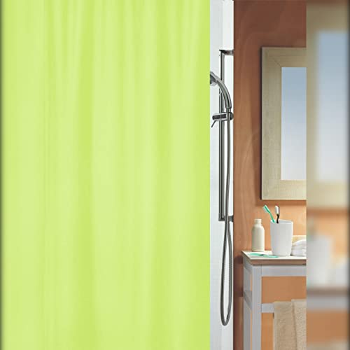 Spirella Shower Curtain Polyester 180 x 200 cm Alea Green Anise