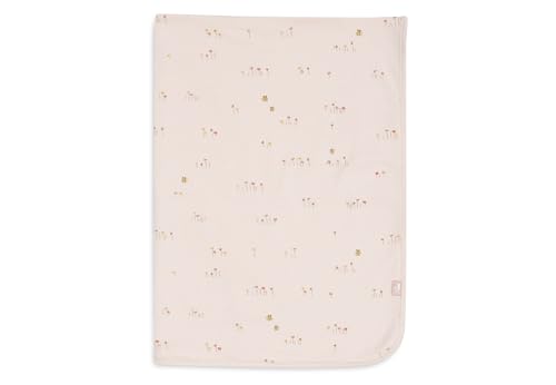 Jollein Jersey Baby Blanket - Pretty Picnic - 75x100cm - 100% Jersey Cotton - Baby Cradle Blanket - 1.0 TOG - OEKO-TEX Certified