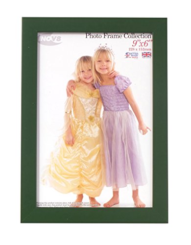 Inov8 British Made Traditional Picture/Photo Frame, Racing Green, 9x6 Inch