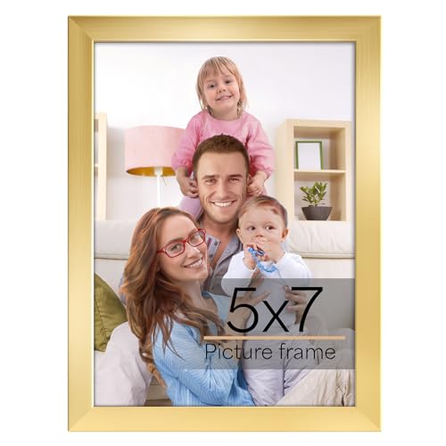 Giftgarden 5x7 Picture Frame Single Gold