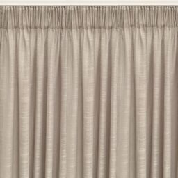 Alexandra House Living Curtain Rustik Natural Grey 400 x 270 x 1 cm Translucent