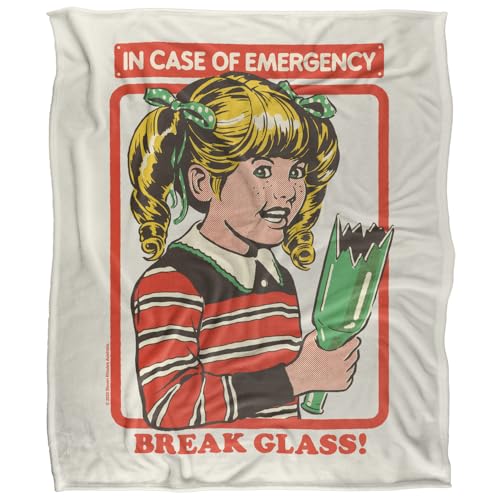 Steven Rhodes Break Glass Silky Touch Super Soft Throw Blanket 152 X 127 Cm