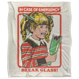 Steven Rhodes Break Glass Silky Touch Super Soft Throw Blanket 152 X 127 Cm